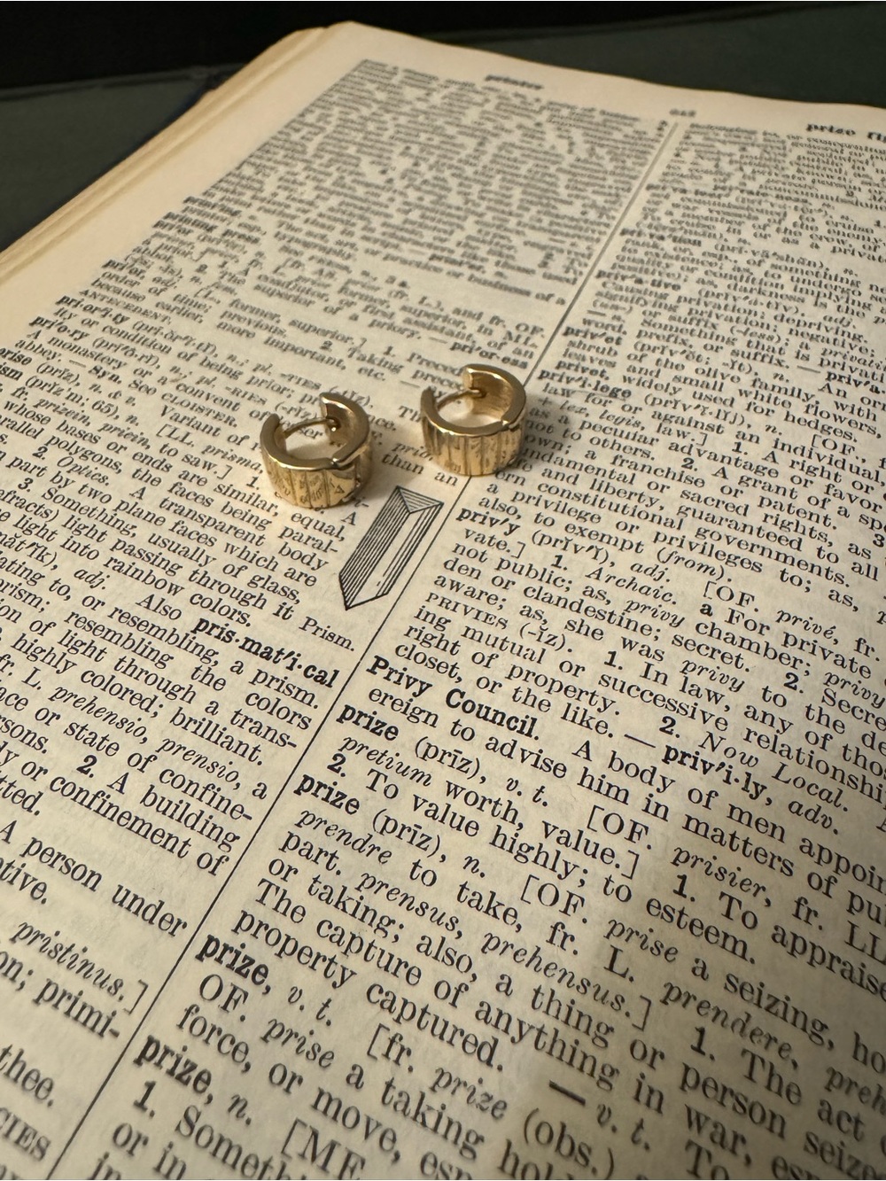 Textured Gold Huggie Hoop Earrings